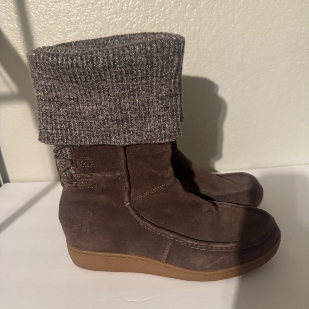 The North Face Women's Suede Fold Over Sweater Boot